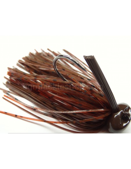 BASSPATROL JIG BROWN RED CRAW BASSPATROL JIG BROWN RED CRAW