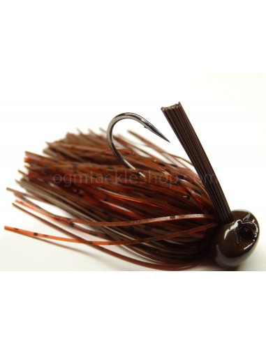 BASSPATROL JIG BROWN RED CRAW BASSPATROL JIG BROWN RED CRAW