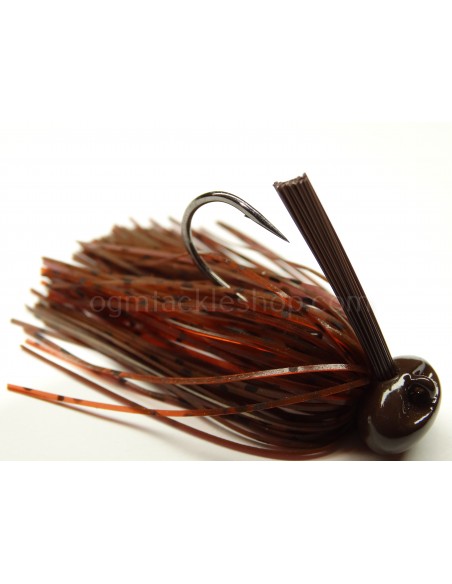 BASSPATROL JIG BROWN RED CRAW BASSPATROL JIG BROWN RED CRAW