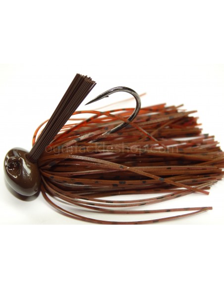 BASSPATROL JIG BROWN RED CRAW BASSPATROL JIG BROWN RED CRAW