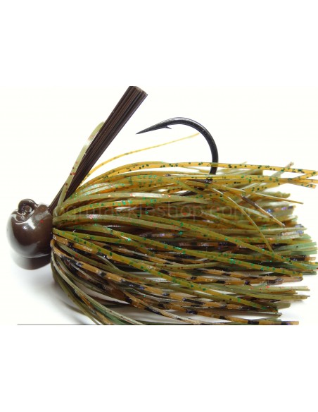 BASSPATROL JIG WATERMELON PUMPKIN CRAW SILICON