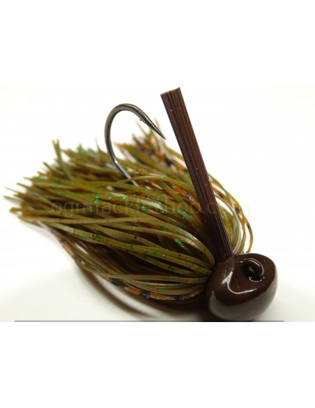 BASSPATROL JIG WATERMELON PUMPKIN CRAW SILICON