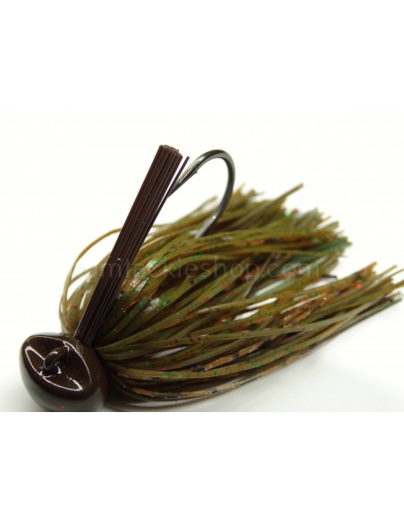 BASSPATROL JIG WATERMELON PUMPKIN CRAW SILICON