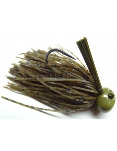 BASSPATROL JIG GREEN PUMPKIN SILICON BASSPATROL JIG GREEN PUMPKIN SILICON