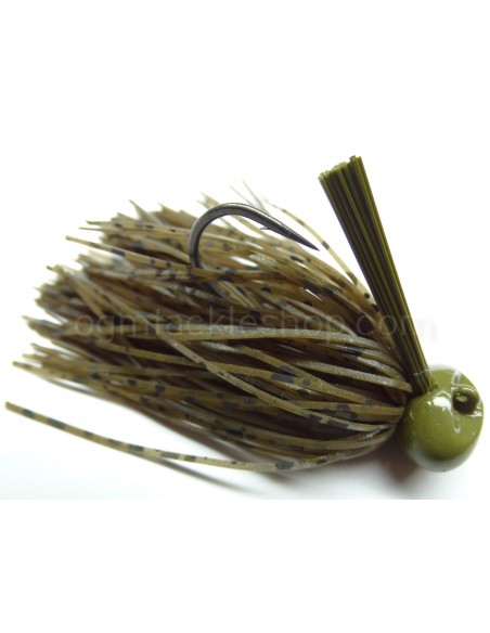 BASSPATROL JIG GREEN PUMPKIN SILICON BASSPATROL JIG GREEN PUMPKIN SILICON