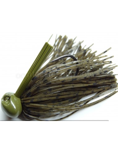 BASSPATROL JIG GREEN PUMPKIN SILICON BASSPATROL JIG GREEN PUMPKIN SILICON