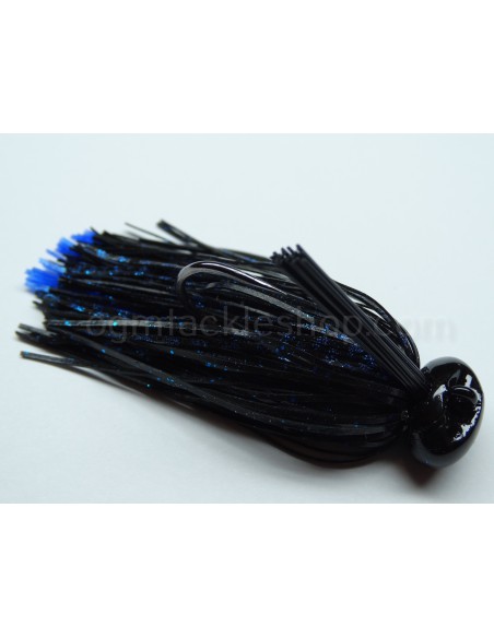 BASSPATROL JIG BLACK/BLUE SILICON