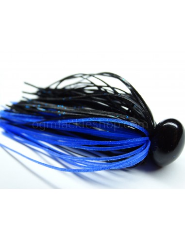 BASSPATROL JIG BLACK/BLUE SILICON