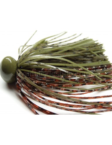 BASSPATROL JIG GREEN PUMPKIN CRAW SILICON