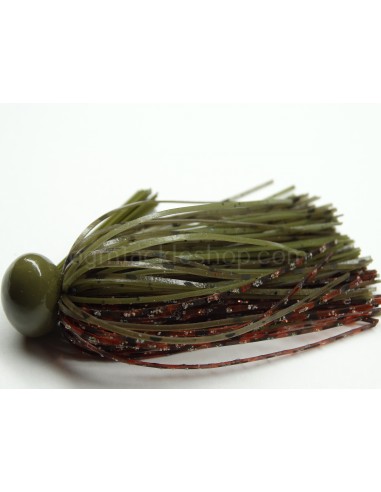 BASSPATROL JIG GREEN PUMPKIN CRAW SILICON