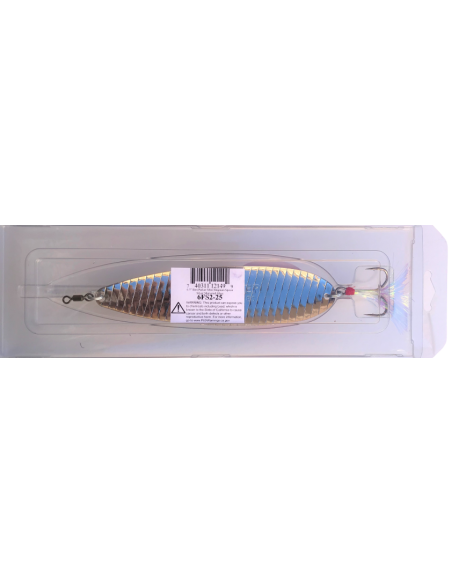 6.5" NICHOLS LURES Shattered Glass Silver BEN PARKER MINI MAGNUM 2.5oz