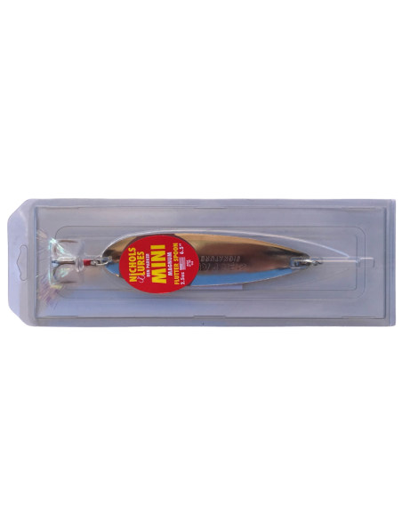 6.5" NICHOLS LURES Silver Chrome BEN PARKER MINI MAGNUM 2.5oz