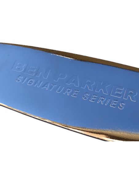 8" Nichols Lures Silver Chrome Ben Parker Magnum Flutter Spoon 3.5oz