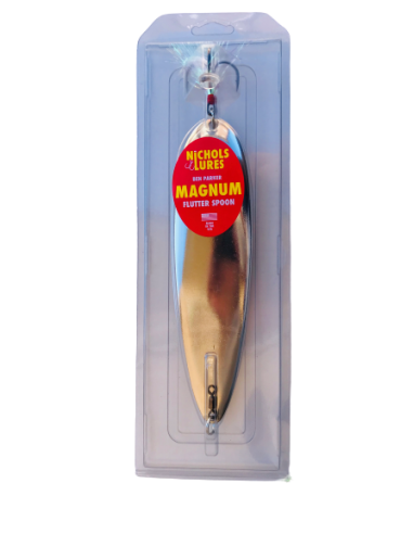 8" Nichols Lures Silver Chrome Ben...