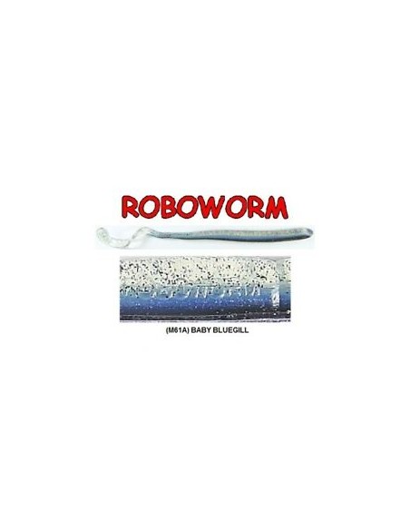 Roboworm Curly Tail Worm 5-1/2"  10ud