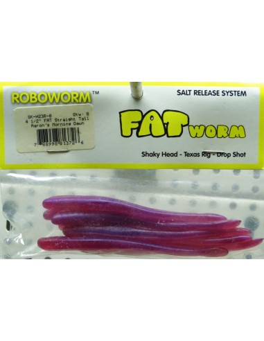 Roboworm Fat Straight Tail Worm...