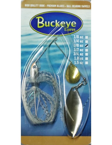 Buckeye Spinnerbait Tandem-Willow