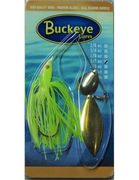 Buckeye Spinnerbait Tandem-Willow
