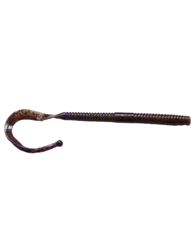 XCITE Raptor Tail Worm 7" Cinnamon Purple 10 ud