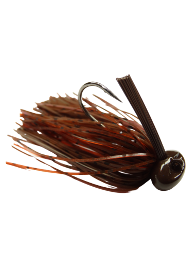 32 BASSPATROL JIG BROWN RED CRAW