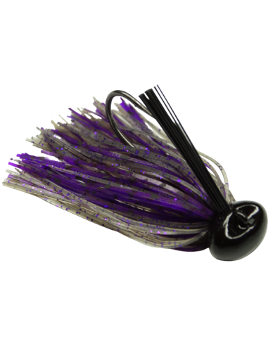 40 BASSPATROL Football Jig SMOKE PURPLE Limited Edition