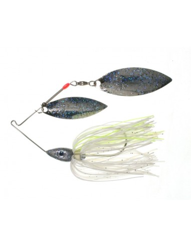 PULSATOR METAL FLAKE SPINNERBAIT JT'S Chartreuse Shad - Nichols Lures