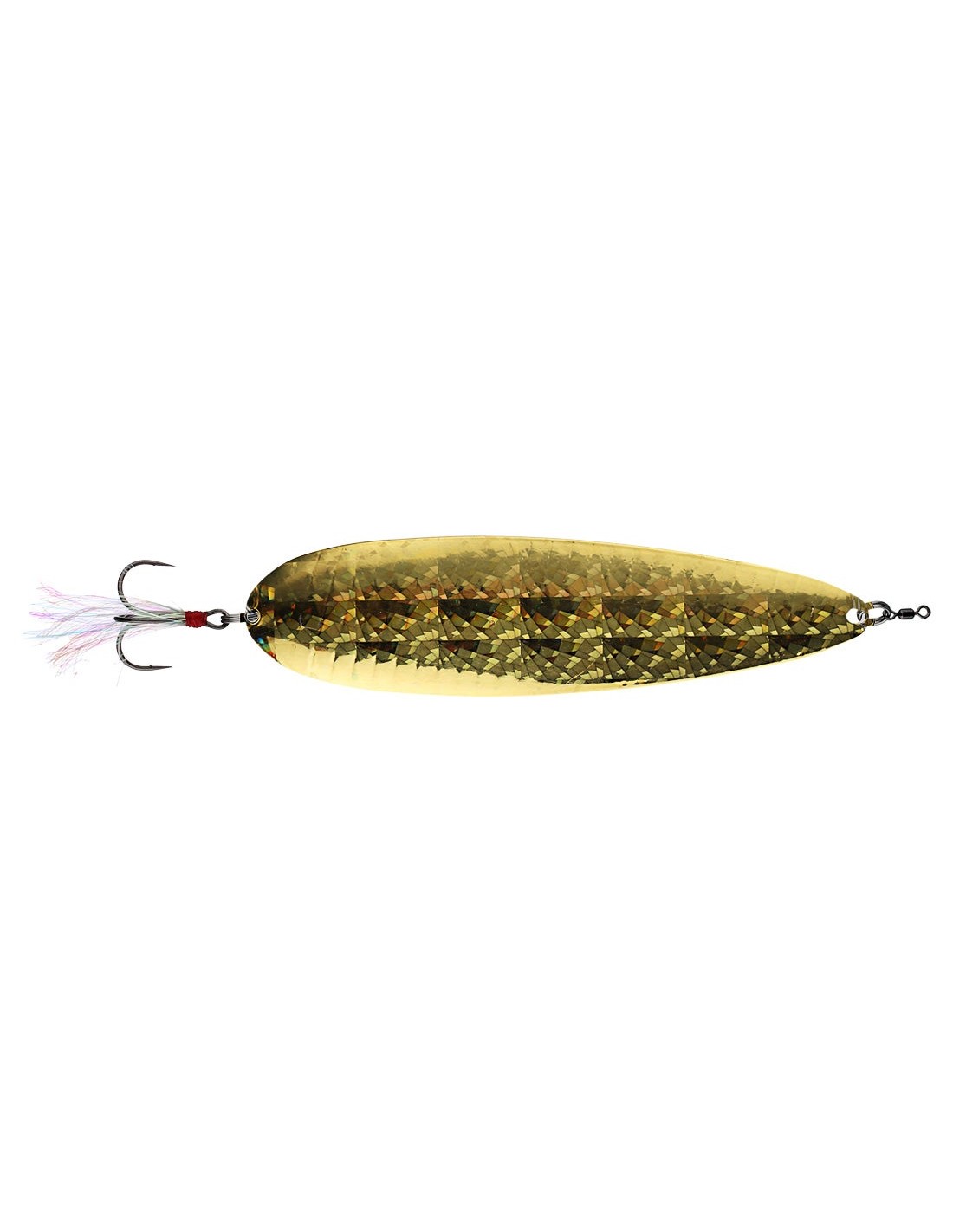 8 Nichols Lures Gold Shattered Glass Ben Parker Magnum Flutter Spoon 3.5oz