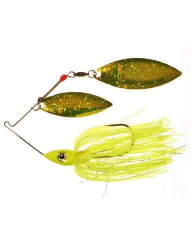 PULSATOR METAL FLAKE SPINNERBAIT Tr Chartreuse - Nichols Lures