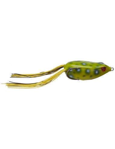 Rana electrónica con sonido Freddy B Livingston Lures Yellow