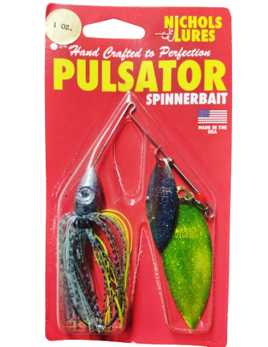 PULSATOR DEPTH FINDER SPINNERBAIT CHART BLUE SHAD - Nichols Lures