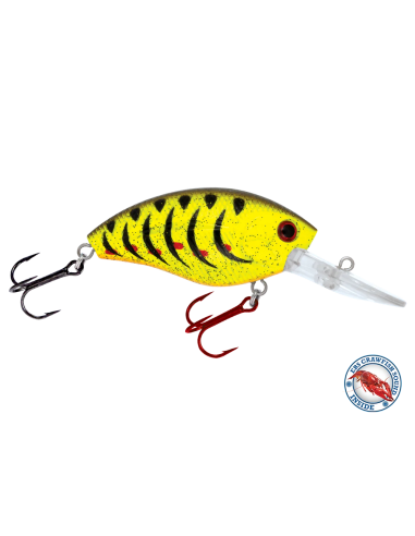 Crankbait electrónico con sonido de cangrejo Howeller DMC YELLOW CRAW Livingston Lures