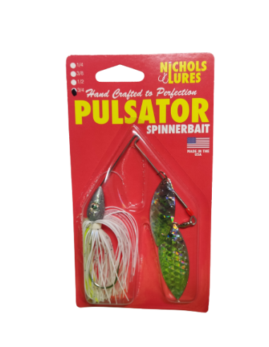 PULSATOR SHATTERED GLASS SPINNERBAIT Alburno Chart - Nichols Lures